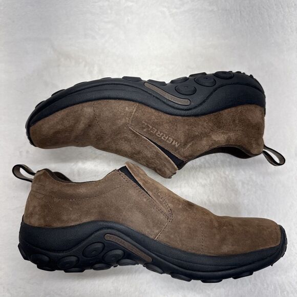 Men’s Merrell Slip on Comfort Dress Brown Suede- Size 9.5 - Picture 1 of 7